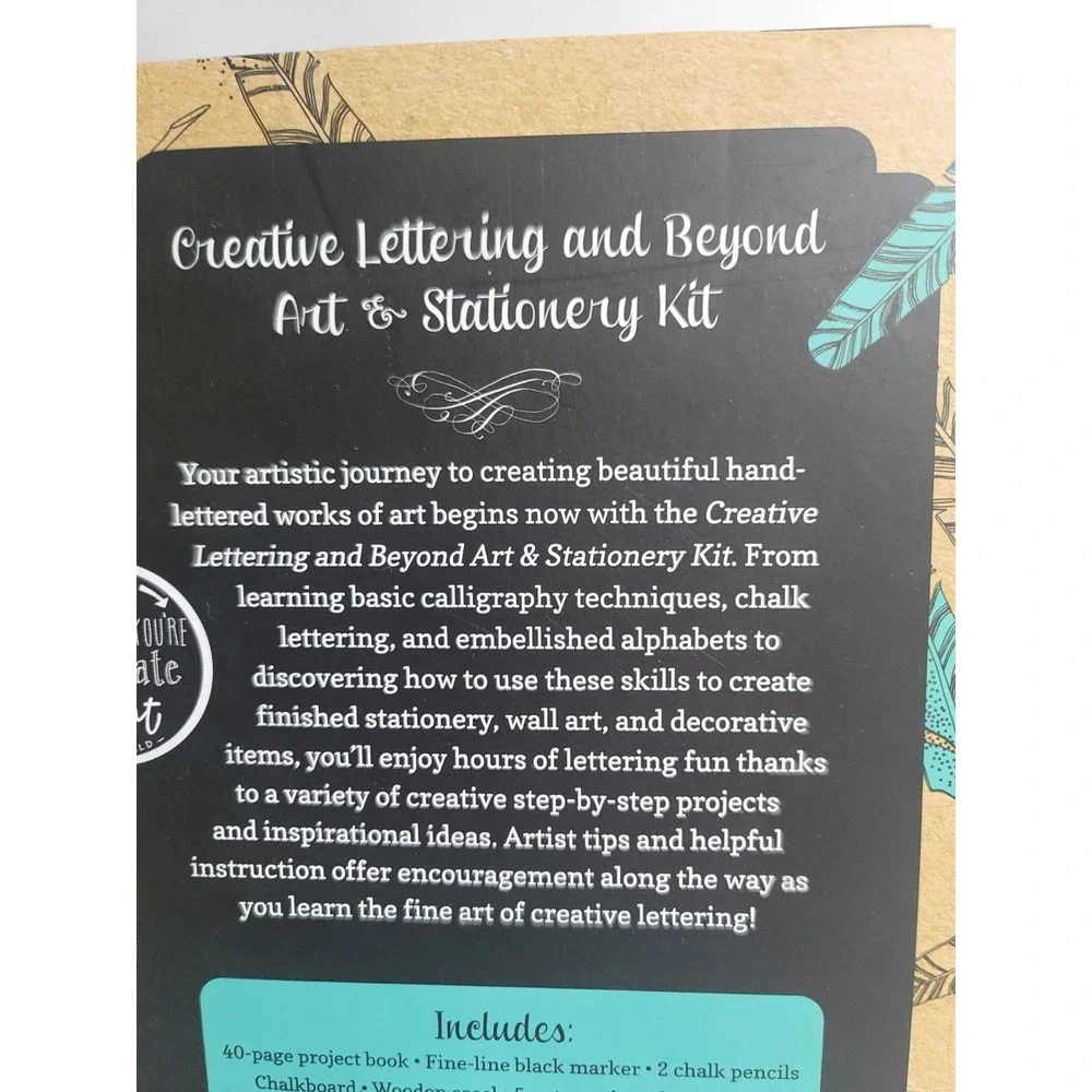 Lot 2 Creative Lettering & Beyond‎ Inspiring Tips Techniques and Ideas Book Kit